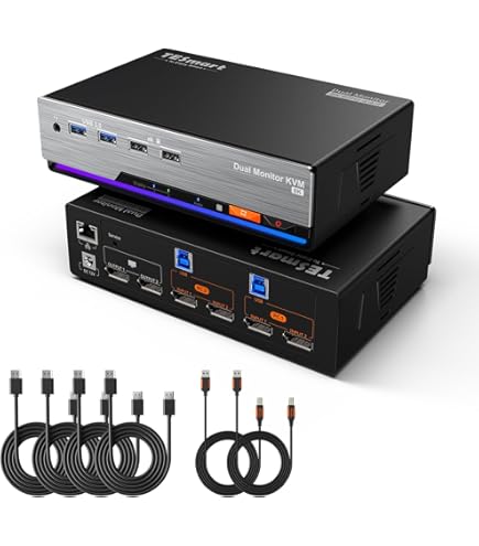 TESmart KVM Switch 4入力1出力 4K対応 TESmart KVM Switch 4入力1出力 4K対応 Amazon.co.jp: TESmart KVM